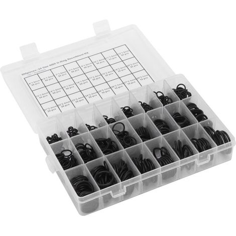 Assortiment de joints toriques 800 pièces joint d'étanchéité en caoutchouc nitrile pour machines-outils Automobiles machines agricoles (1/5)