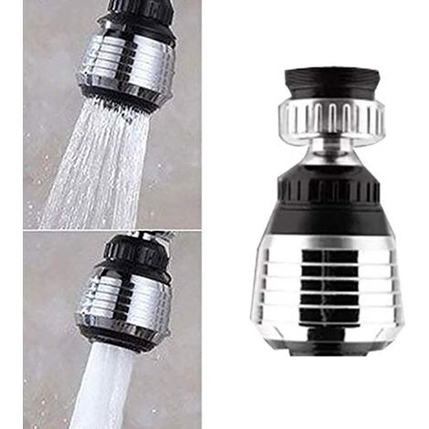 Adaptateur de filtre de robinet économe en eau, aérateur rotatif à 360° (1/4)