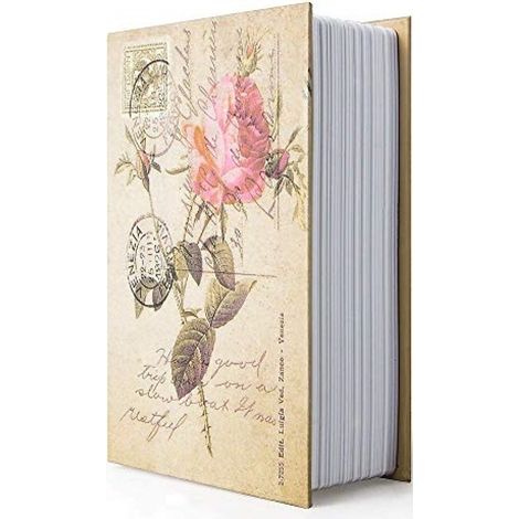 Caja Fuerte Libro - Caja Oculta con Cierre Numérico - Compartimento Seguro para Dinero Pasaportes y Objetos Valiosos - 23 x 14,5 x 4 cm - Unidad (1/5)