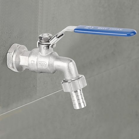 Tuyau en acier inoxydable 1/2 pouce, robinet à bille, raccord traversant sans soudure TNP 13 mm (1/5)