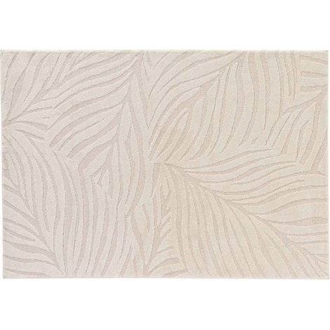 Tapis Shaggy Relief "Ankara" 120x170cm Beige (1/4)