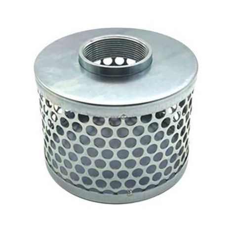 Raccord de crépine en acier, raccord de filtre en acier, treillis métallique perforé, filtre en acier au carbone Wansheng