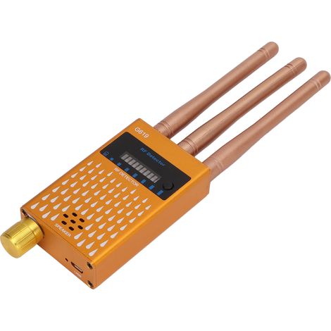 Détecteur de caméras à 3 antennes, puce haute sensibilité (1 MHz - 8000 MHz) - Scanner de signaux RF pour entreprises (1/5)