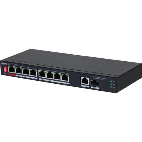 Dahua Switch Industrial L2 Gestionable Poe Watchdog 8 Puertos