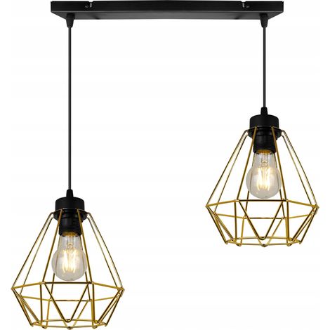 LAMPADA A SOSPENSIONE MODERNA ED ELEGANTE CON PARALUME IN METALLO (1/5)