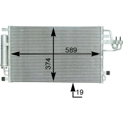 Condenseur, climatisation MAHLE AC 399 000S HYUNDAI 976062E000 976062E100