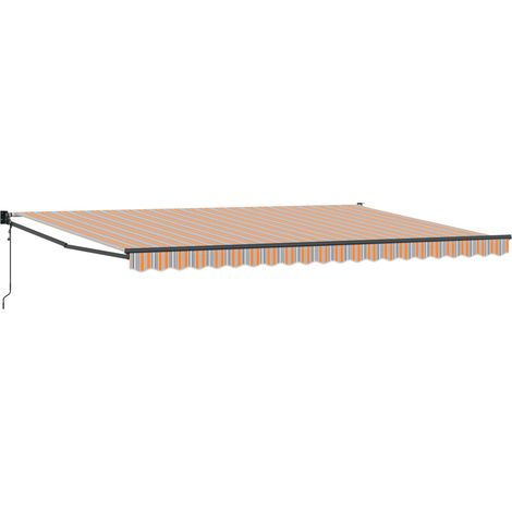 Awning Multicolour 500 x 300 x 165 cm Polyester and Metal vidaXL