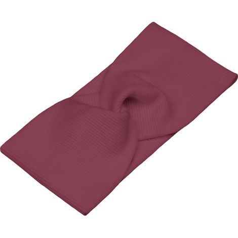 Gestreiftes Haarband - für Kinderköpfe, amaranthfarbenes Haarband M01 amaranth 34/44 (1/5)