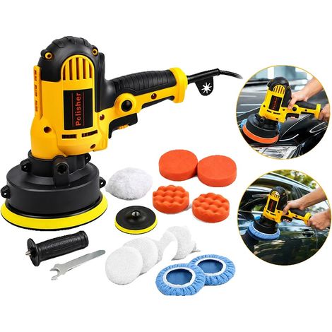 Pulidora de coches, 700 W de potencia, 3600 RPM de velocidad, tamaño de almohadilla de 5 pulgadas, peso ligero de 1,2 kg, diseño ergonómico. (1/5)