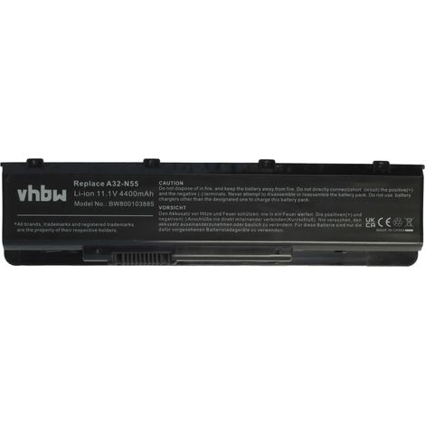 vhbw Akku kompatibel mit Asus N45EI267SL-SL, N45EI267SF-SL, N45S, N45SF, N45J Mystic Edition, N45JC, N45F, N45J Notebook (4400 mAh, 11,1 V, Li-Ion) (1/5)