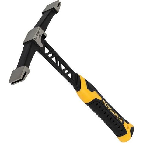 Roughneck Gorilla V-Series 20oz (567g) Scutch Hammer – Heavy-Duty Masonry and Demolition Tool (Model ROU11038) (1/2)