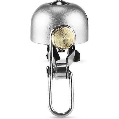 Klassische Fahrradklingel mit kräftigem Klang für Rennräder und Mountainbikes - T5553 - Silber (Phillips) (Zwei) (1/5)