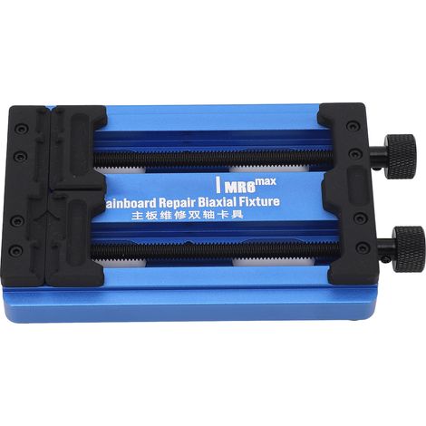 Support biaxial aluminium pour réparation carte mère, porte-outil multifonction portable pour CPU et disque dur (1/5)