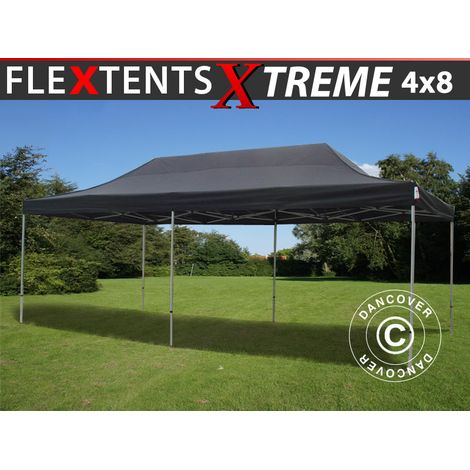 Tente pliante FleXtents Xtreme 50 4x8m Noir