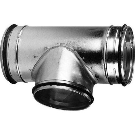 té à joint à 90 en galva diamètre 160/160/160 mm ve (1/2)