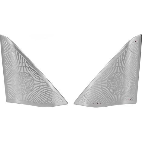 2 Aluminium-Türlautsprecherschutzblenden für Mercedes E-Klasse W212 (2013–2016), Ersatzaufkleber (1/5)