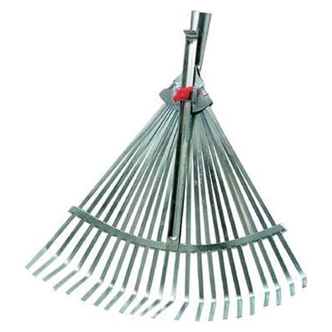 Scopa Raccoglifoglie Blinky Zincata Attacco Conico Dentatura Regolabile
