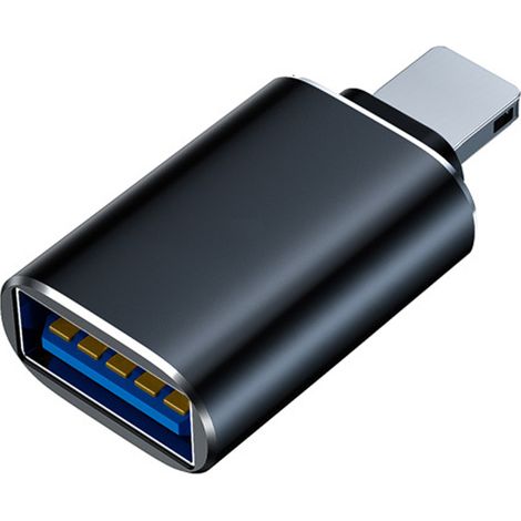 Adaptateur USB-C vers USB, convertisseur Thunderbolt OTG Type C, adaptateur USB-C mâle vers USB 3.0 femelle (lot de 3) pour Apple MacBook Pro, MacBook, iPad, Samsung Galaxy S20-S23 et plus encore. (1/5)