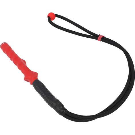 Entraîneur de swing avec balle en caoutchouc nylon antidérapant réglable, outil d'entraînement à la vitesse de swing, bâton d'échauffement pour le renforcement des bras, rouge (1/5)