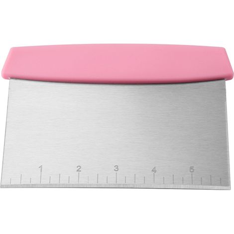 Racloir à pâte, racloir à plaque de cuisson en acier inoxydable, idéal pour la pâtisserie en cuisine. (1/5)