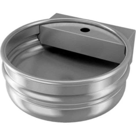 Sanela - Lavabo rond KEG, 1 trou de robinetterie, en inox SLUN 77A (1/5)