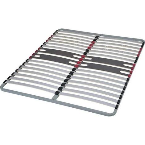 Sedac OPTIZONES Lattenrost Grau 160 x 200 cm Komfort 5 Zonen
