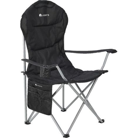 [GEBRAUCHT] B-Ware Campingstuhl Lido Klappstuhl gepolstert mit Getränkehalter und Tasche leicht 78 (1/2)