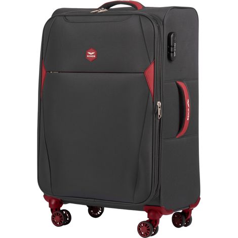 Maleta blanda mediana DIPPER Wings de 24" GRIS