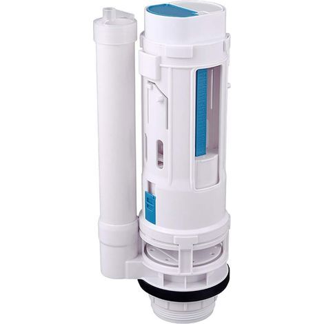 Mécanisme De Chasse D Eau - Double Bouton Poussoir - Pour WC Standard - ABS Haute Résistance - Joint Caoutchouc - 1 Pièce (1/5)