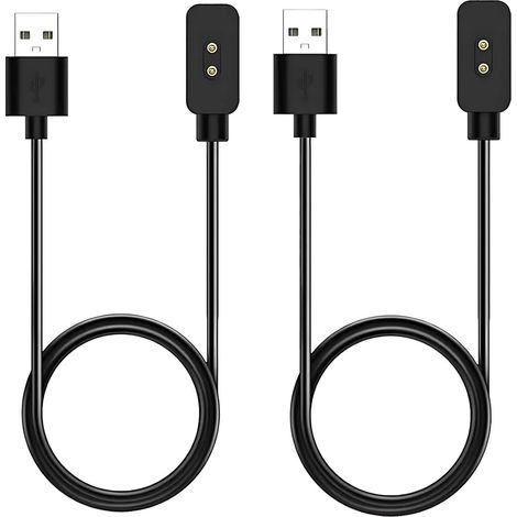 Watch Charger for Band 9, 2-Pack Charging Cable Compatible with Watch 5/4/Band 2, Watch 3 Active/Smart Band 9/9 Pro/8/8 Pro/Active, Charging Station with 1m USB Charging Cable (1/5)