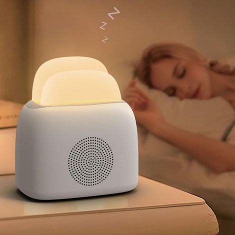 Veilleuse pour chambre d'enfant, rechargeable avec haut-parleur Bluetooth, lampe portable pour bébé et adulte, décoration de chambre