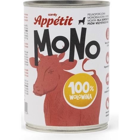 Cibo umido per cani Comfy Appetit, gusto manzo, 400 g (1/5)