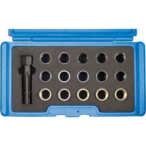 SW-Stahl 10610L Zündkerzengewinde-Reparatursatz M14 x 1,25, 16-teilig