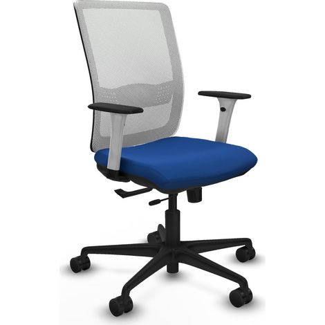 Sedia da ufficio piqueras y crespo Haches blu bianco schiuma (1/2)