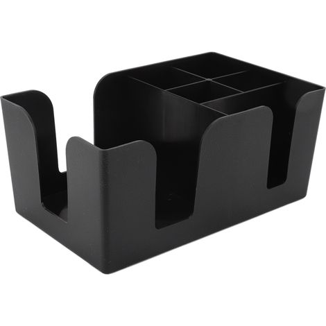 Multifunktionaler Kaffeestation-Organizer mit 6 ABS-Fächern für Gewürze und Kaffeezubehör (1/5)
