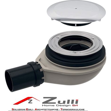 Sifone Doccia Geberit D90 con Tappo per Piletta Altezza della Chiusura (1/5)