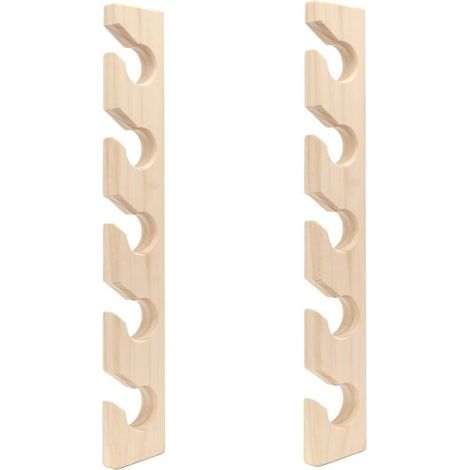2-teiliger Wandorganizer aus Holz, vertikaler Hutständer (1/5)