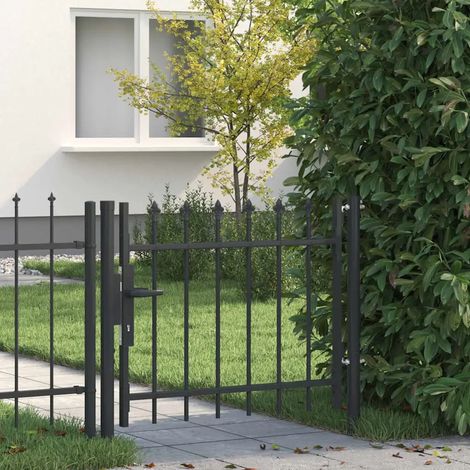 Gartentor vidaxl boxtel pulverbeschichteter Stahl 103 x 124.5 cm