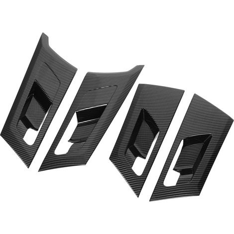 4-teiliges Set Türgriffrahmen-Abdeckungen in Carbonfaser-Optik, Türgriffschutzleisten als Ersatz für Mitsubishi Outlander (1/5)