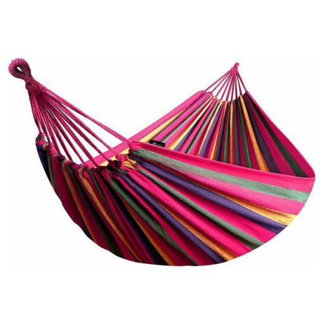 Amaca Da Giardino Singola In All Cotone Campeggio 200x80cm Multicolore (1/2)