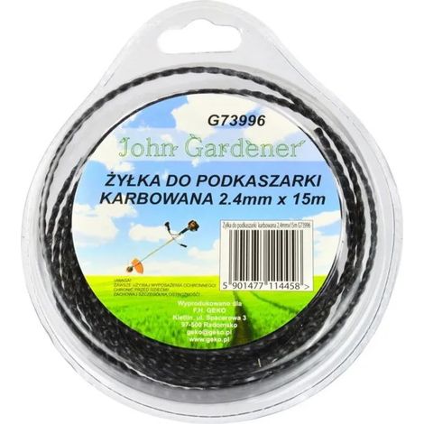 Fil de coupe ondulé 2,4 mm x 15 m (20/80)