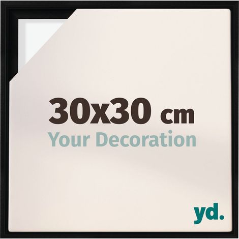 Your Decoration - Cadre flottant - Noir Mat - Cadre en caisse américaine pour toile sur chassis - MDF - Lyon (1/5)