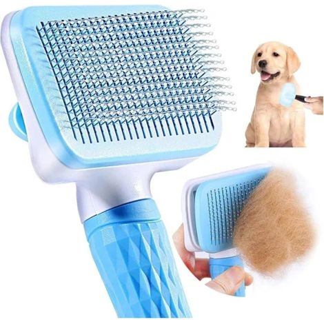 Brosse à lécher autonettoyante innovante pour animaux de compagnie bleu (1/3)