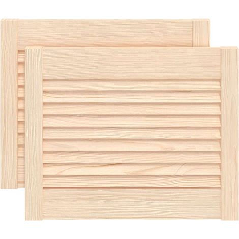 Maison Exclusive - Puerta de armario de lamas 2 uds madera de pin