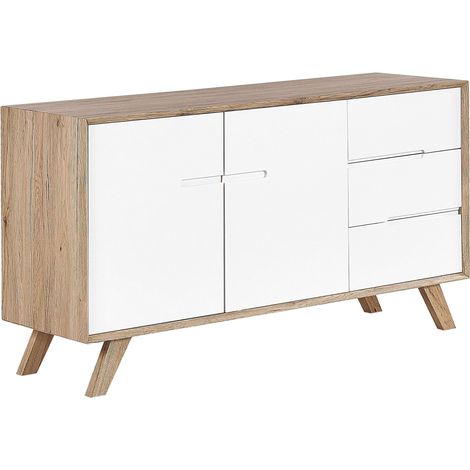 Chest of Drawers FORESTER Brown/ White