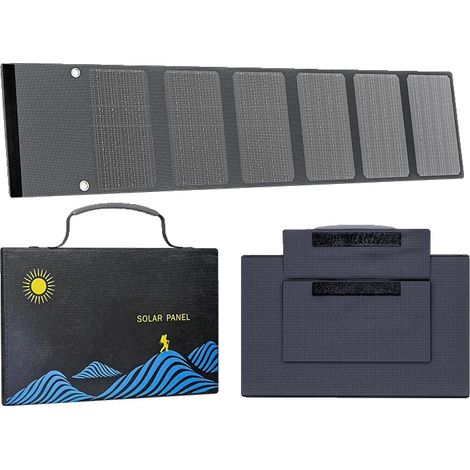 Pannello solare, design portatile, molteplici opzioni di ricarica, 1000W 6Z (1/2)