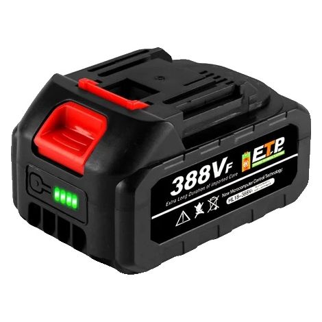 Batería recargable de iones de litio de 18 V, alta capacidad, 1 unidad 388VF (1/2)