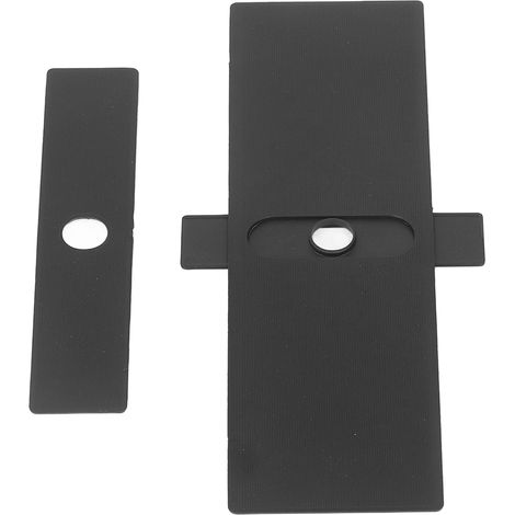 Cache-poussière de panneau de levier de vitesse (2 pièces) - Baguette de garniture de panneau de levier de vitesse 8015A066 - Remplacement pour Mitsubishi Pajero V93 V80 V87 V97 (1/5)