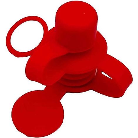 Bouchon étanche en silicone avec ventouse pour bouteille d'eau - Réutilisable, de qualité alimentaire, compatible avec les bouteilles d'eau standard pour enfants, idéal pour l'école et les voyages. (1/2)