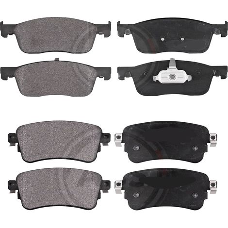KIT PASTIGLIE FRENO ANTERIORI E POSTERIORI compatibile con CITROEN JUMPY, SPACETOURER (V) / PASTIGLIE FRENANTI AUTO OEM FVR5119 FDB4765,FVR5120 FDB4766 / SOSTITUZIONE DIRETTA / BASSA POLVERE / SILENZI
